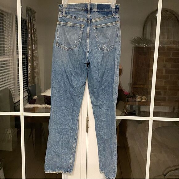 A&F The 90’s Straight Ultra High Rise Curve Love Jeans 2 R 26 Abercrombie Fitch - Picture 14 of 14